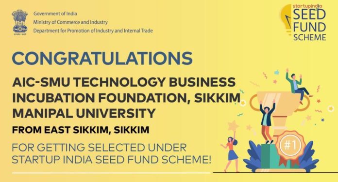 AIC-SMUTBI selected by Startup India