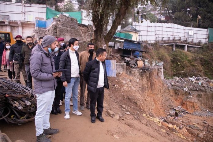 Sikkim CM Conducted a Site Inspection Early Today