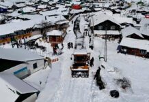 Heavy Snowfall in East BRO Keeps Key Tourist Routes Operational