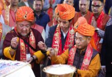 CM Prem Singh Tamang Joins Ram Navami Kalash Yatra at Thakurbari Mandir